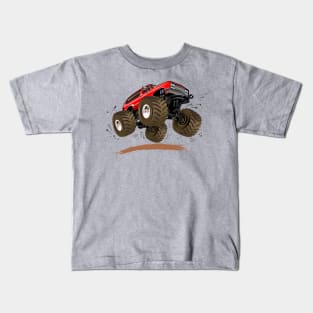 Cartoon monster truck Kids T-Shirt